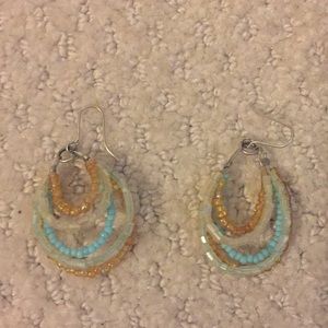 Beaded drop earrings